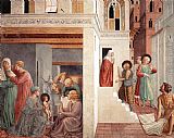 Scenes from the Life of St Francis (Scene 1, north wall) by Benozzo di Lese di Sandro Gozzoli